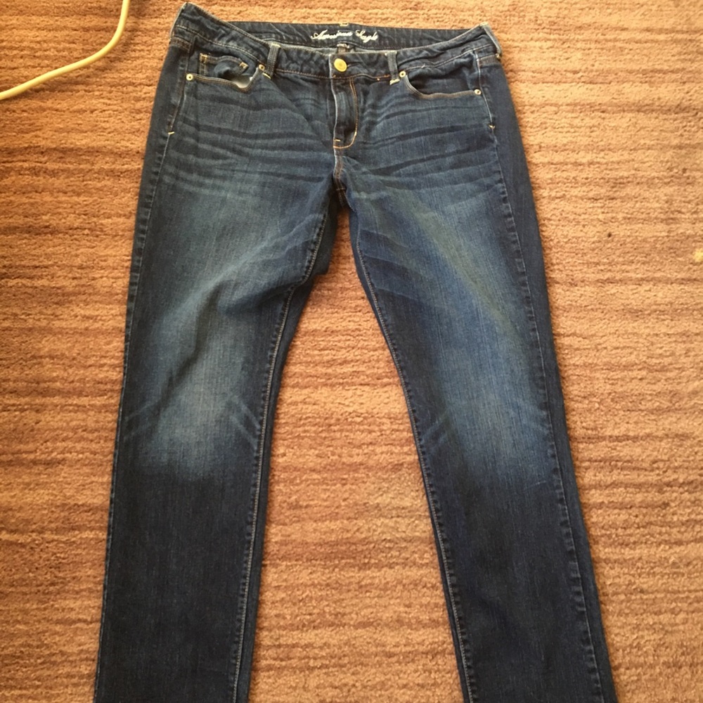 American Eagle Dark wash size 16Long boot cut